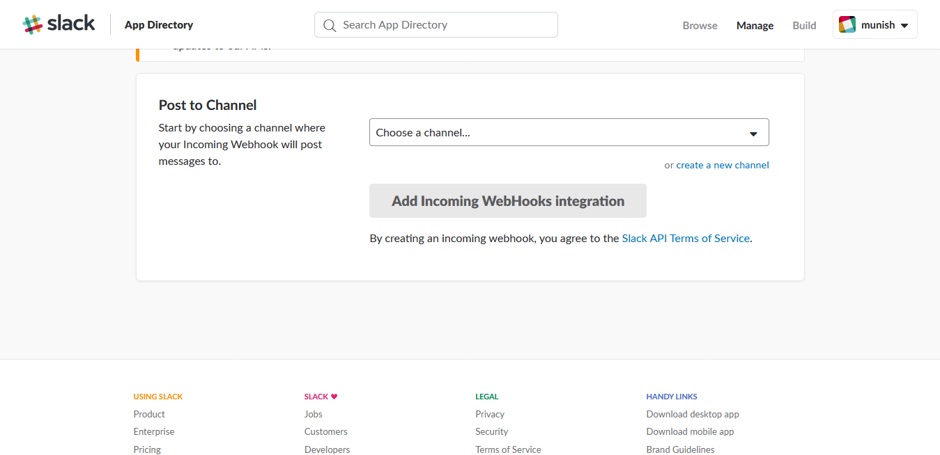 Webhook Integration