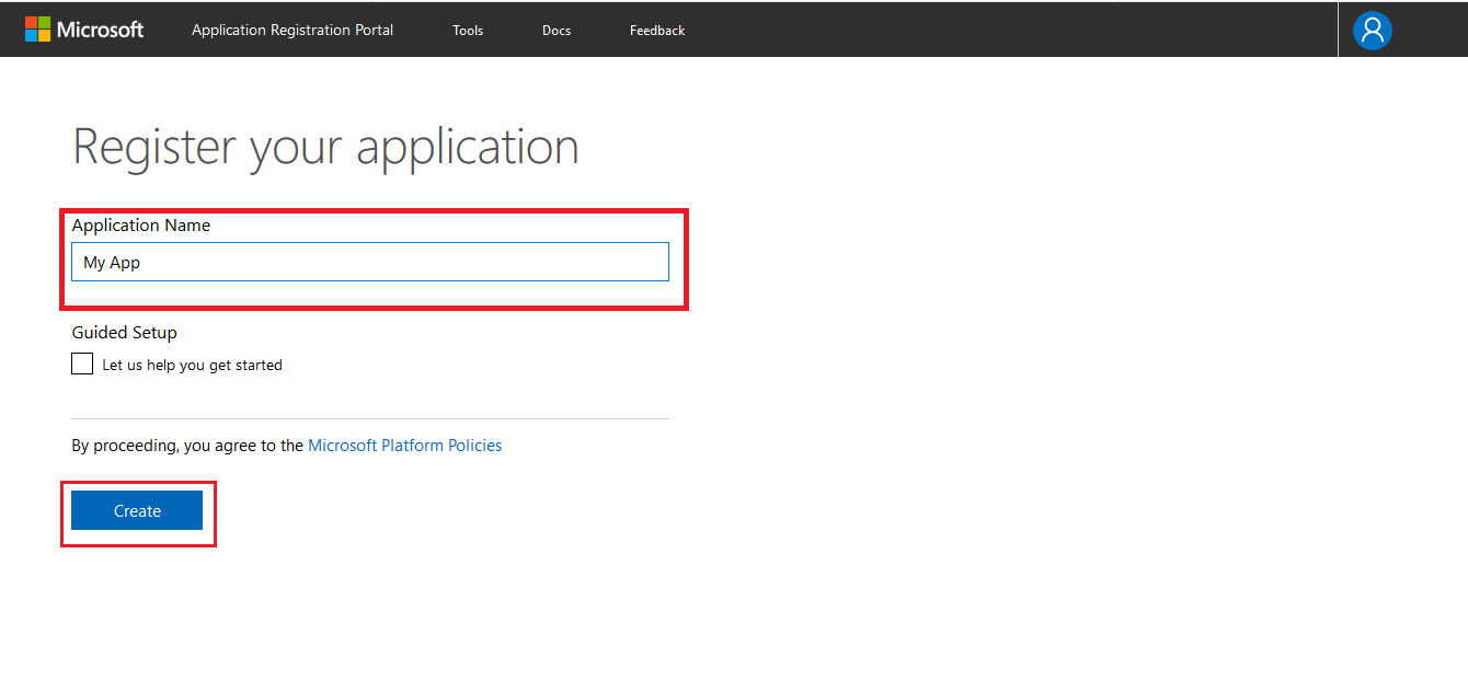 Microsoft Account Registeration